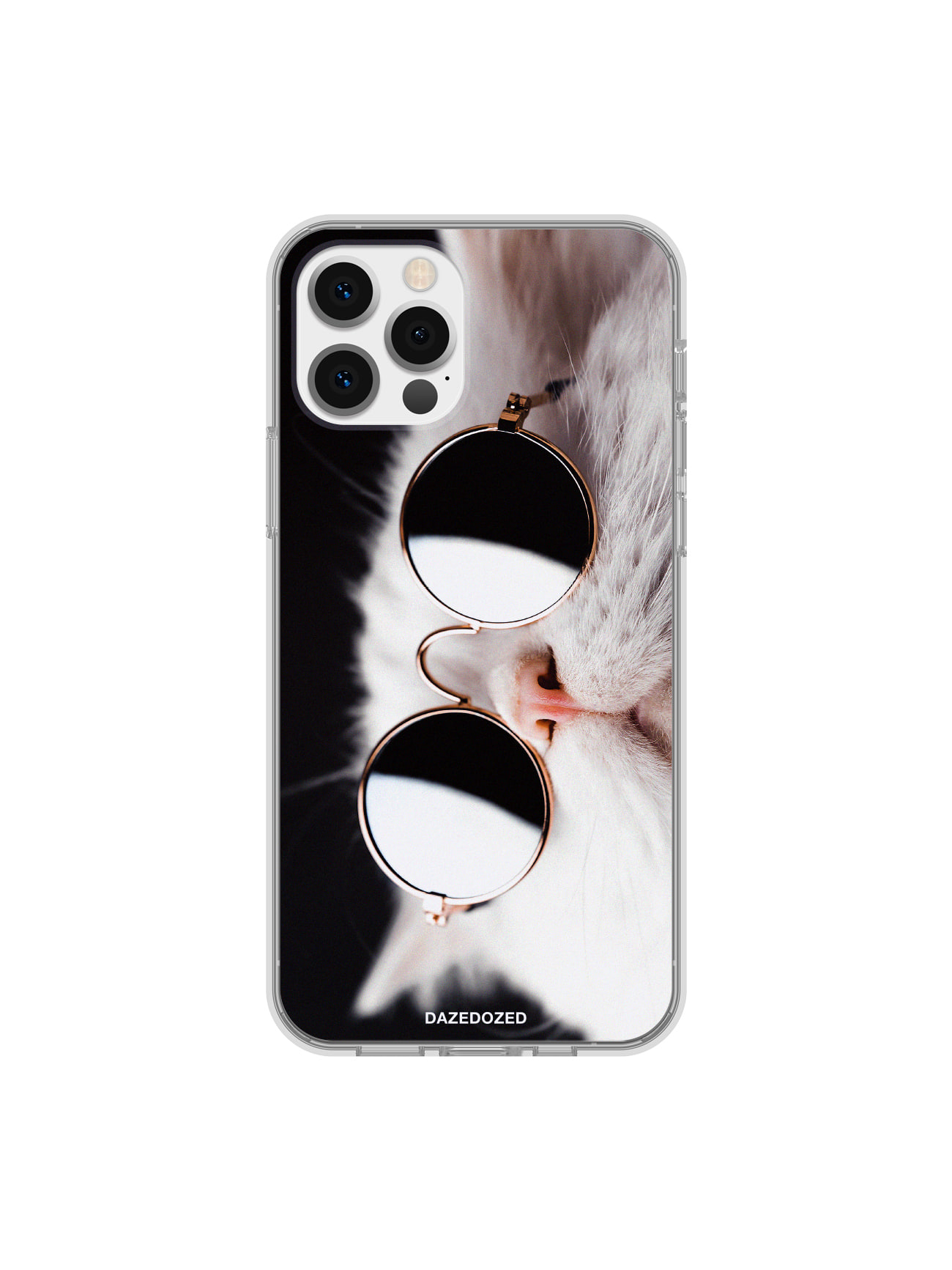 White Cat In Sunglasses Phone Case